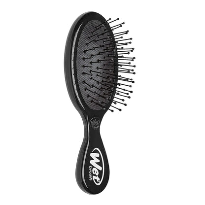 Wet Brush Detangling Brush, Mini Detangler Brush (Black) - Wet & Dry Tangle-Free Hair Brush for Women & Men - No Tangle Soft & Flexible Bristles for Straight, Curly, & Thick Hair Black 1 Count (Pack of 1) My Store