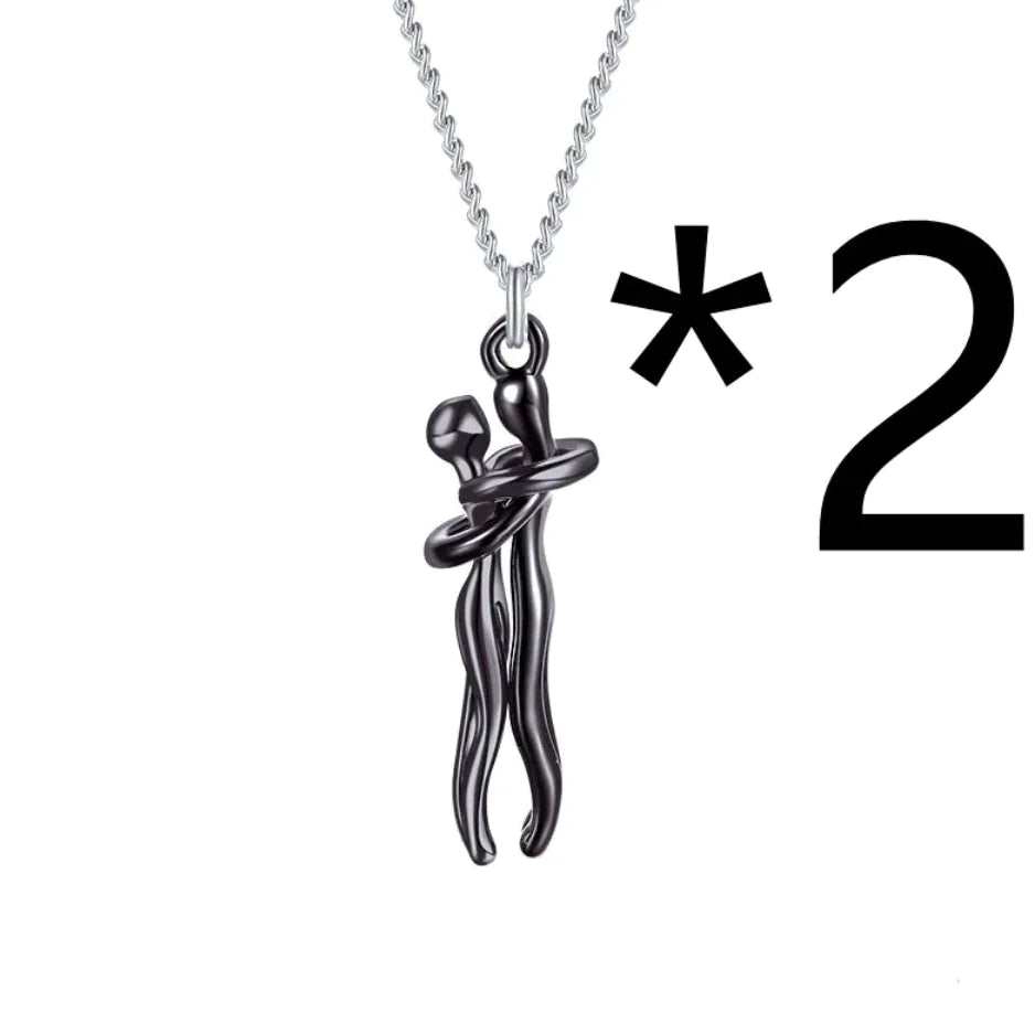 Affectionate Hug Pendant Necklace HejK.com