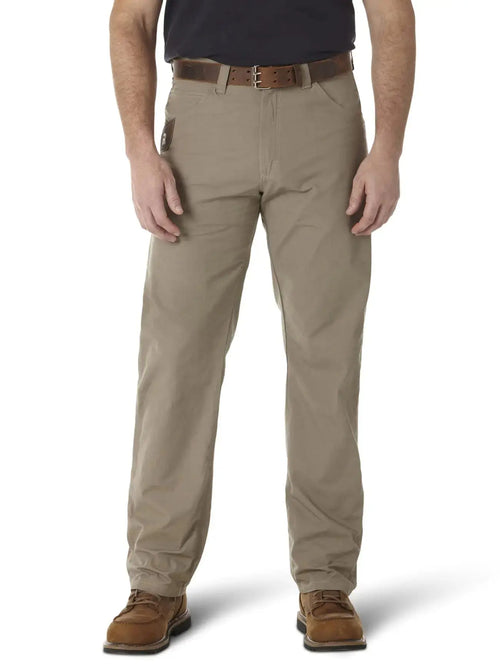 Wrangler Mens Riggs Workwear Technician Work Utility Pants 38W x 36L Dark Khaki My Store