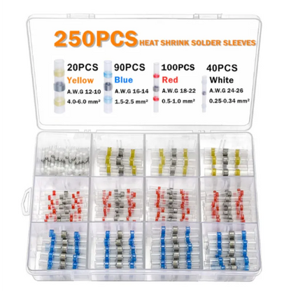 Waterproof Solder Sleeve Terminal Block Boxed WEM Support (www.WEM.support)