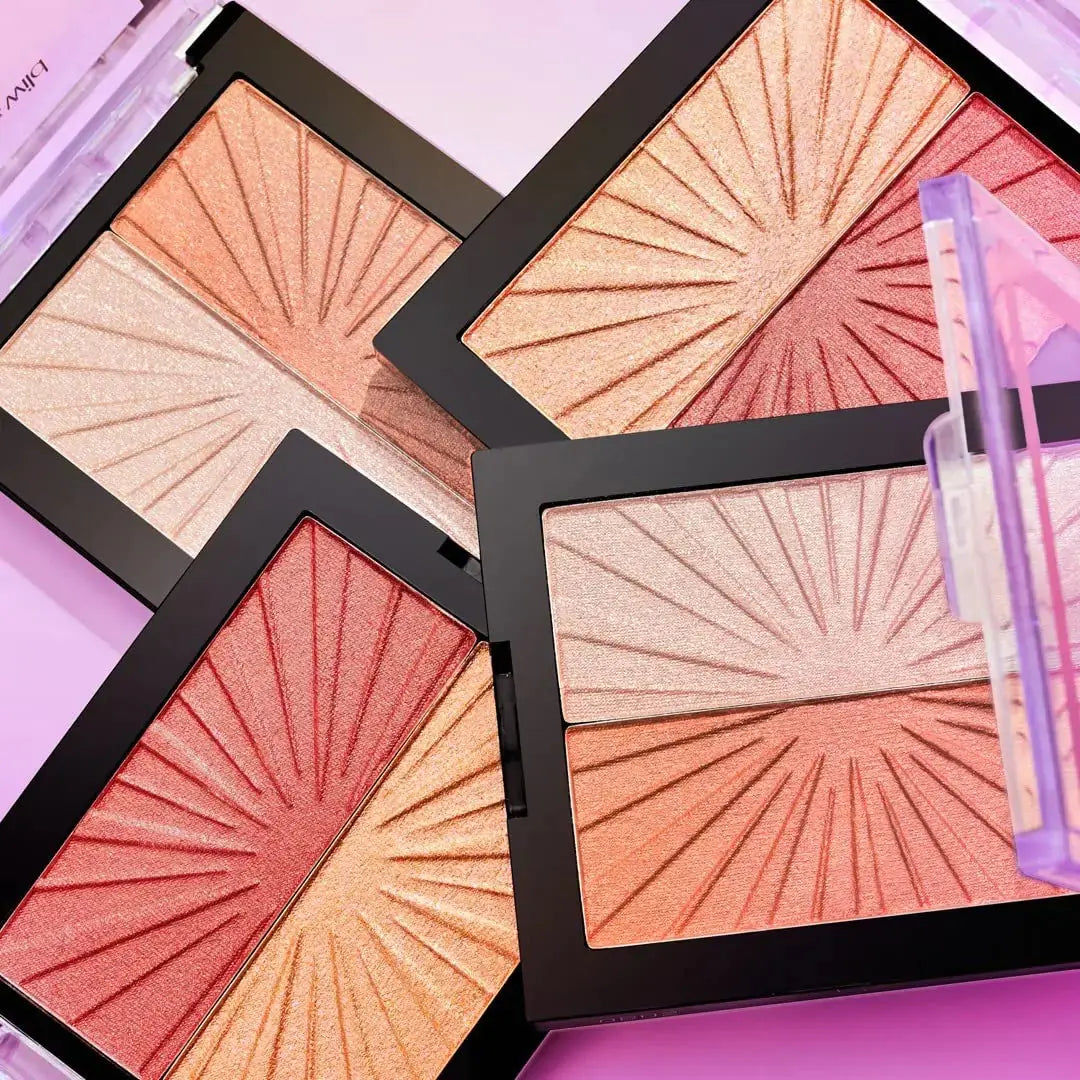 Wet n Wild MegaGlo Blushlighter, Blendable Blush & Highlighter Set, Shimmery Metallic Finish, Flash Me 3- Flash Me 0.35 Ounce (Pack of 1) My Store