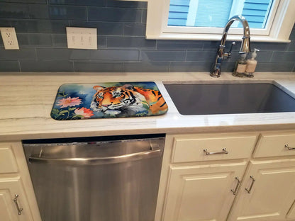 Tiger Dish Drying Mat WEM Support (www.WEM.support)
