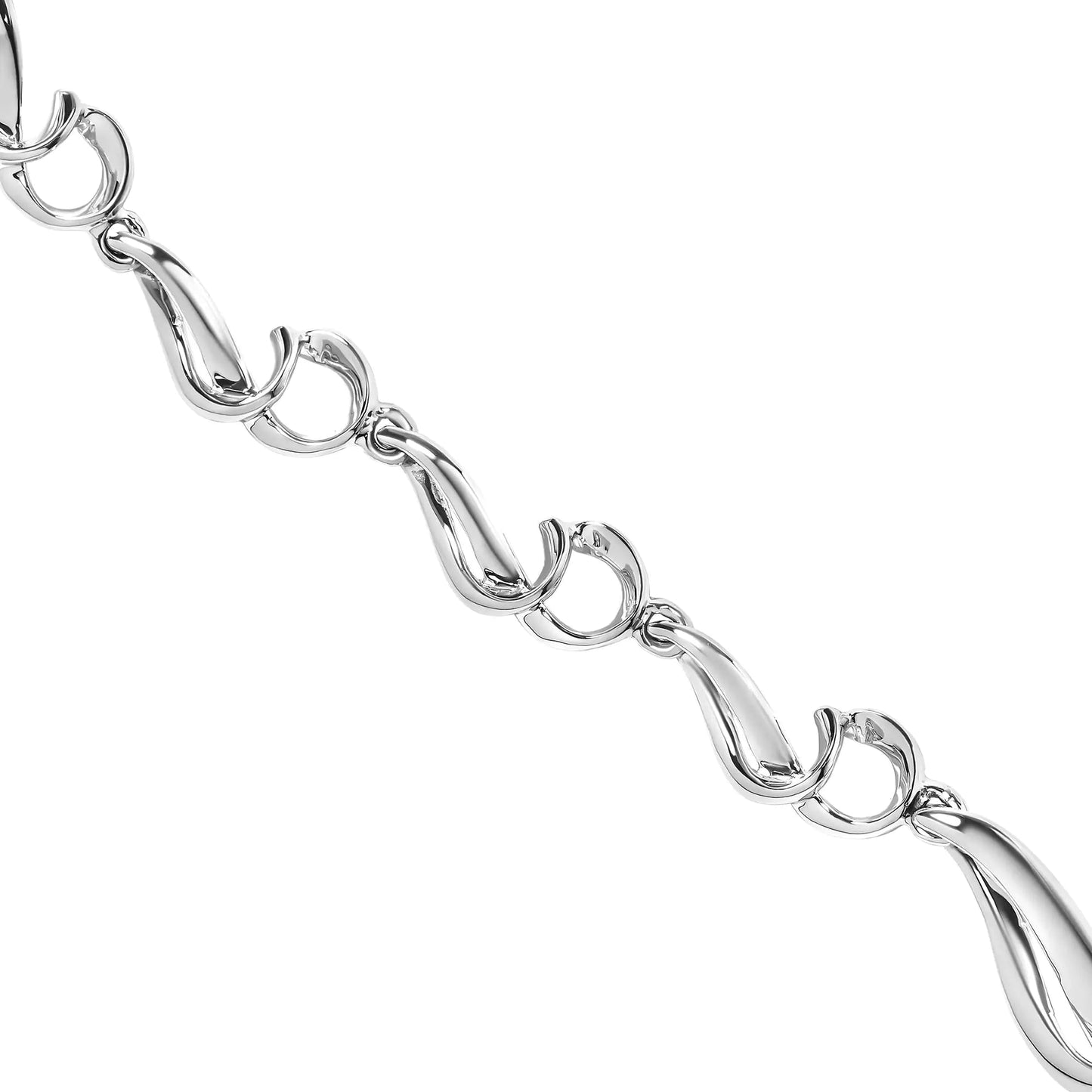 14K White Gold 3 1/2 Cttw Diamond Statement Drop and Dangle Necklace (G-H Colors, SI1-SI2 Clarity) WEM Support (www.WEM.support)
