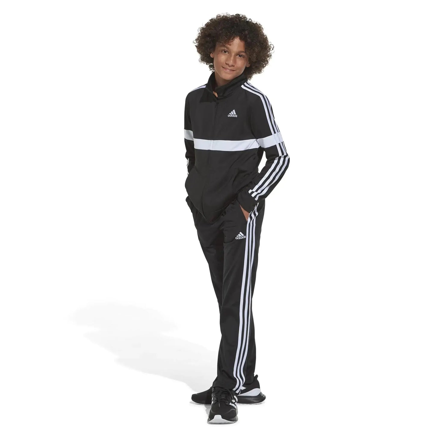 adidas Boys' Big Active Sports Athletic Tricot Jogger Pant 2T Black My Store