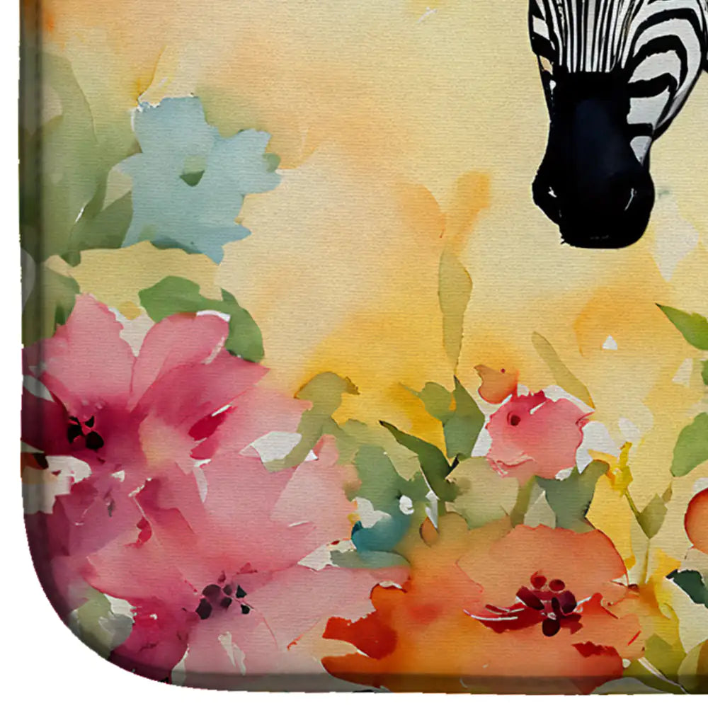 Zebra Dish Drying Mat WEM Support (www.WEM.support)