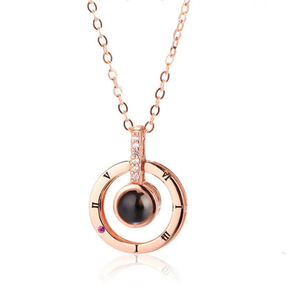100 Languages I Love You Projection Pendant Necklace WEM Support (www.WEM.support)