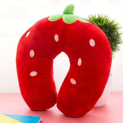 Travesseiro de Pescoço Infantil de Viagem com Desenho Animado