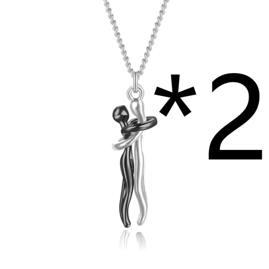 Affectionate Hug Pendant Necklace HejK.com