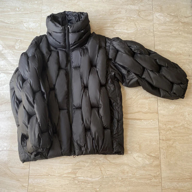 Woven Warm Plus-Size Puffer WEM Support (www.WEM.support)