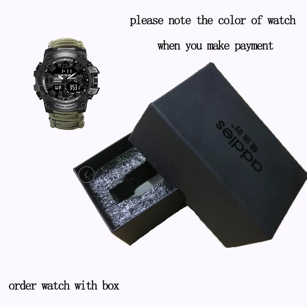 Waterproof LED Military Sports Watch WEM Support (www.WEM.support)