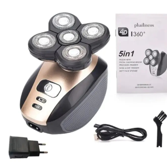 5-In-1 Rechargeable Razor WEM Support (www.WEM.support)