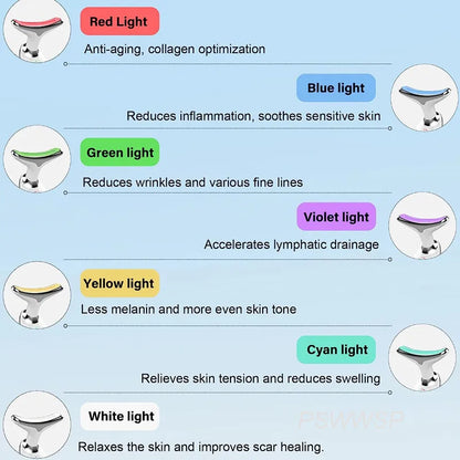 3-Color  Facial Massage Device - HejK.com Marketplace LLC
