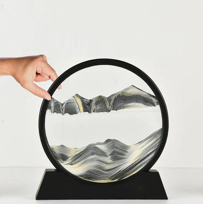 3D Quicksand Hourglass Art HejK.com