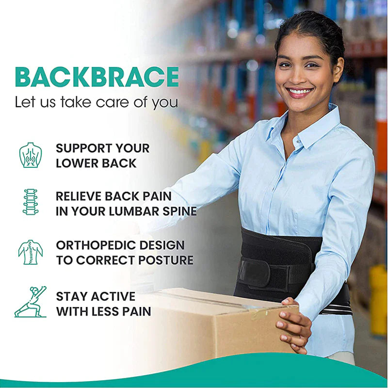 Adjustable Lower Back Brace Lumbar Support Waist Belt For Men Women Pain Relief WEM Support (www.WEM.support)