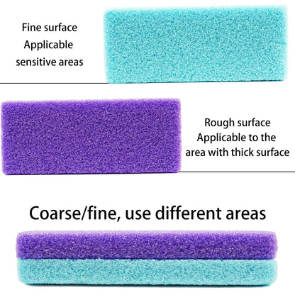 6Pcs Professional Pedicure Foot Pumice Stone for Feet Skin Callus Remover and Scrubber for Dead Skins Sided My Store