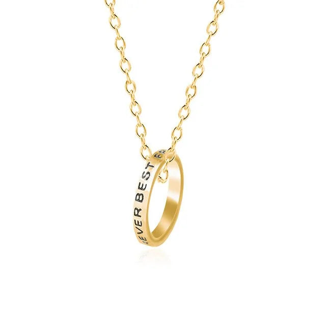 Star Moon Best Friend Pendant Necklace Set WEM Support (www.WEM.support)