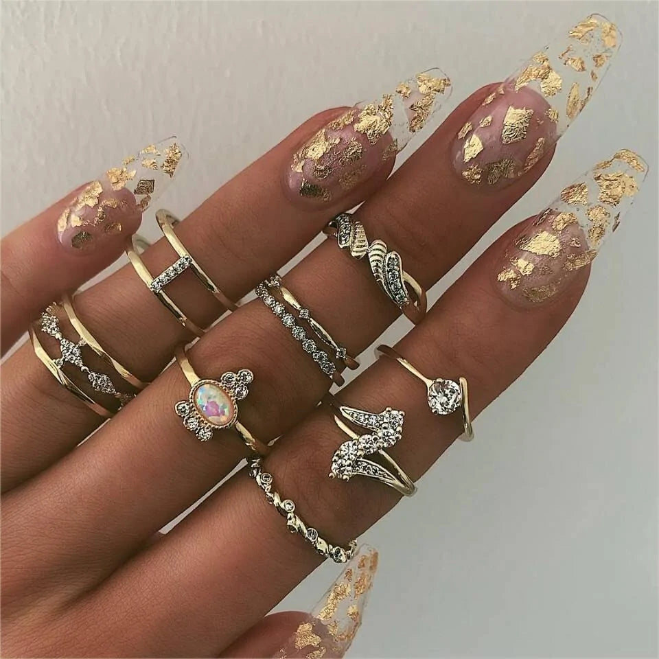 Vintage Women's Mixed Rings WEM Support (www.WEM.support)