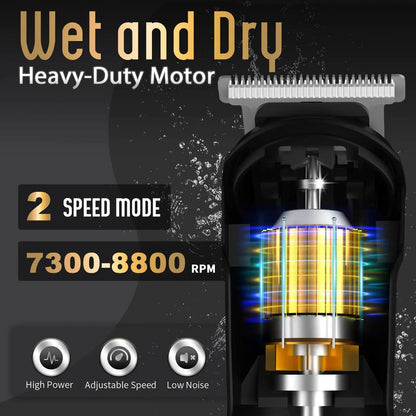 Ufree Beard Trimmer for Men, Waterproof Electric Razor for Nose, Body, Face and Mustache, Cordless Hair Clippers Shavers for Men Grooming Kit, Gifts for Men Husband Father Silver My Store