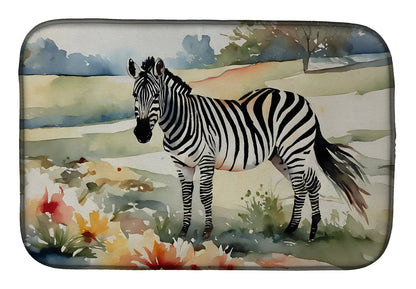Zebra Dish Drying Mat WEM Support (www.WEM.support)