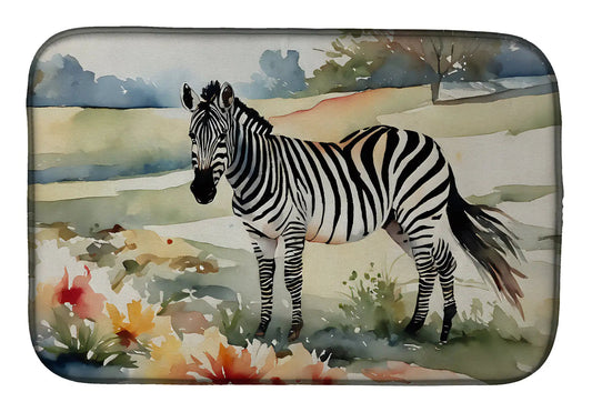 Zebra Dish Drying Mat WEM Support (www.WEM.support)