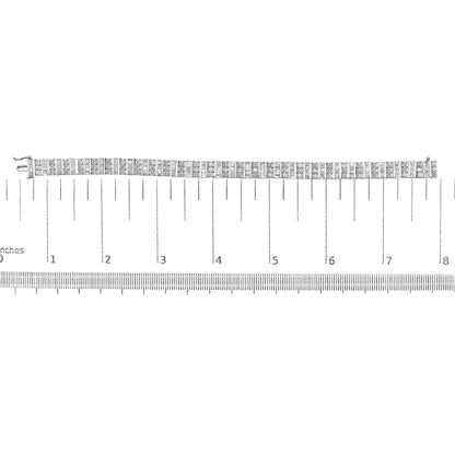 14K White Gold 6.00 Cttw Alternating Round and Baguette Diamond Tennis Bracelet (H-I Color, I1-I2 Clarity) - 7" Inches WEM Support (www.WEM.support)