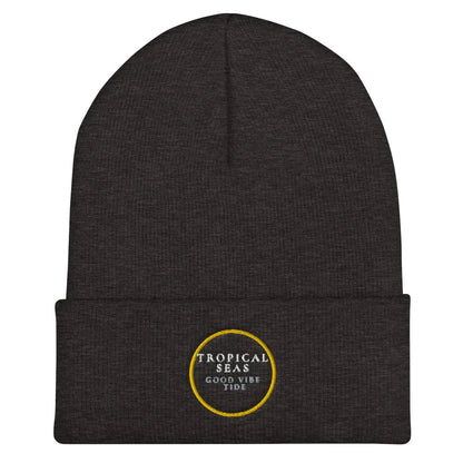 Tropical Seas Cuffed Beanie WEM Support (www.WEM.support)