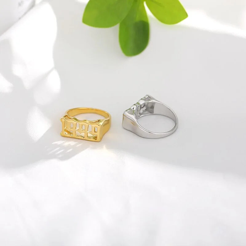 Stainless Steel Ring Year WEM Support (www.WEM.support)