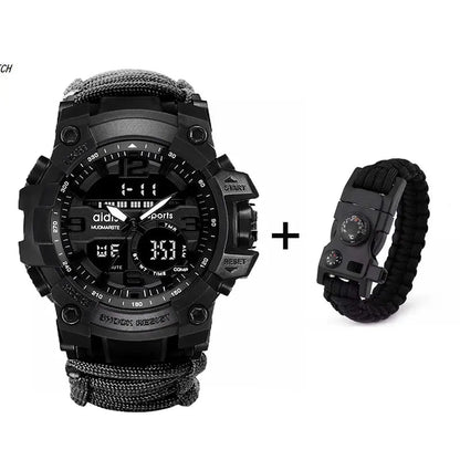Waterproof LED Military Sports Watch WEM Support (www.WEM.support)