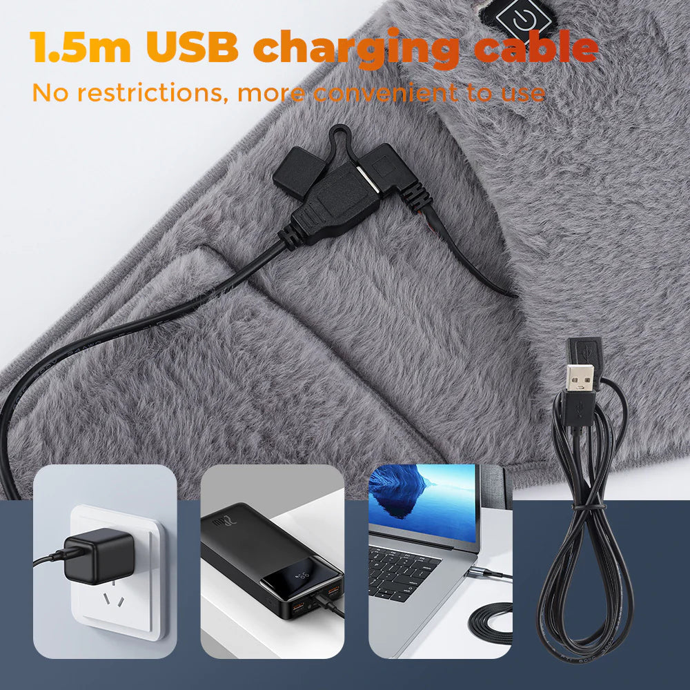 2in1 Electric Menstrual Heating Belt and Hand Warmer WEM Support (www.WEM.support)