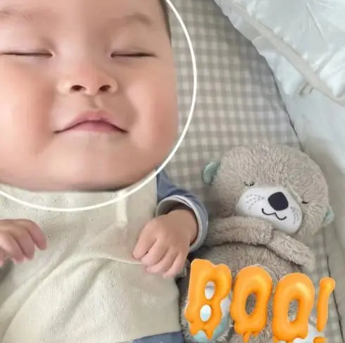 Urso de Pelúcia Companheiro de Sono para Bebês com Música e Luz WEM Support (www.WEM.support)