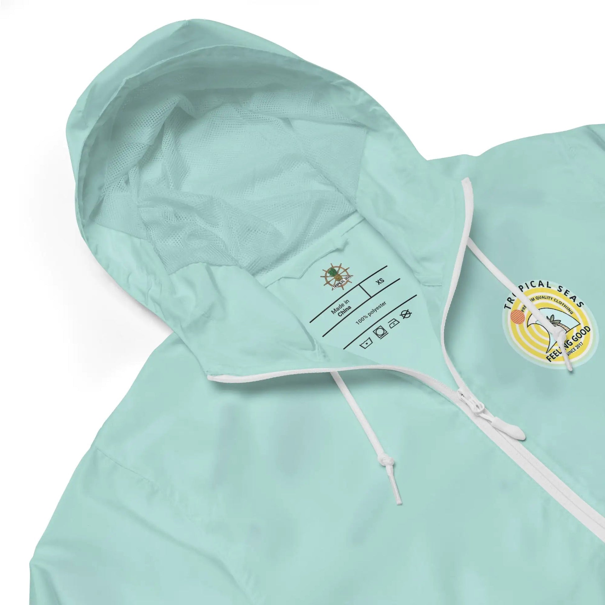 Women's Lightweight Zip Up Dreamland Windbreaker WEM Support (www.WEM.support)