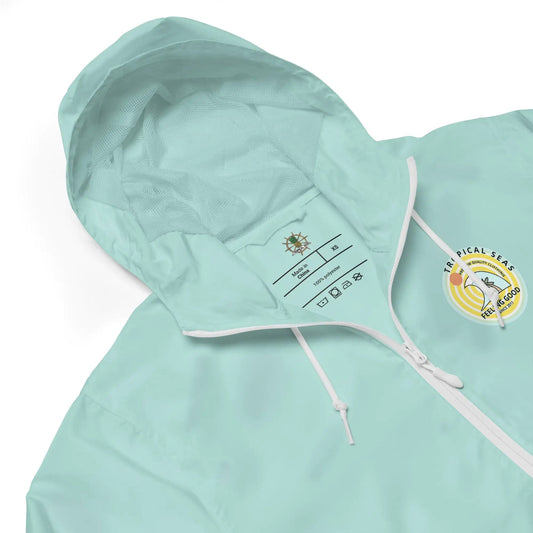 Women's Lightweight Zip Up Dreamland Windbreaker WEM Support (www.WEM.support)