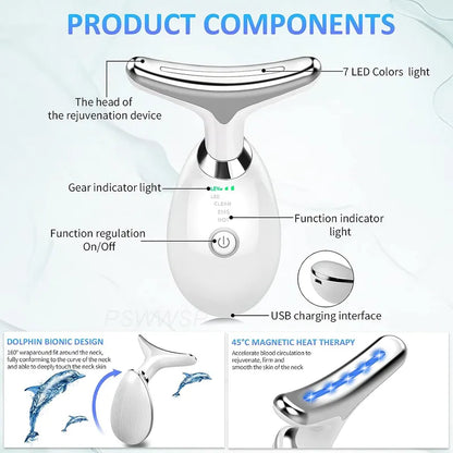 3-Color  Facial Massage Device - HejK.com Marketplace LLC