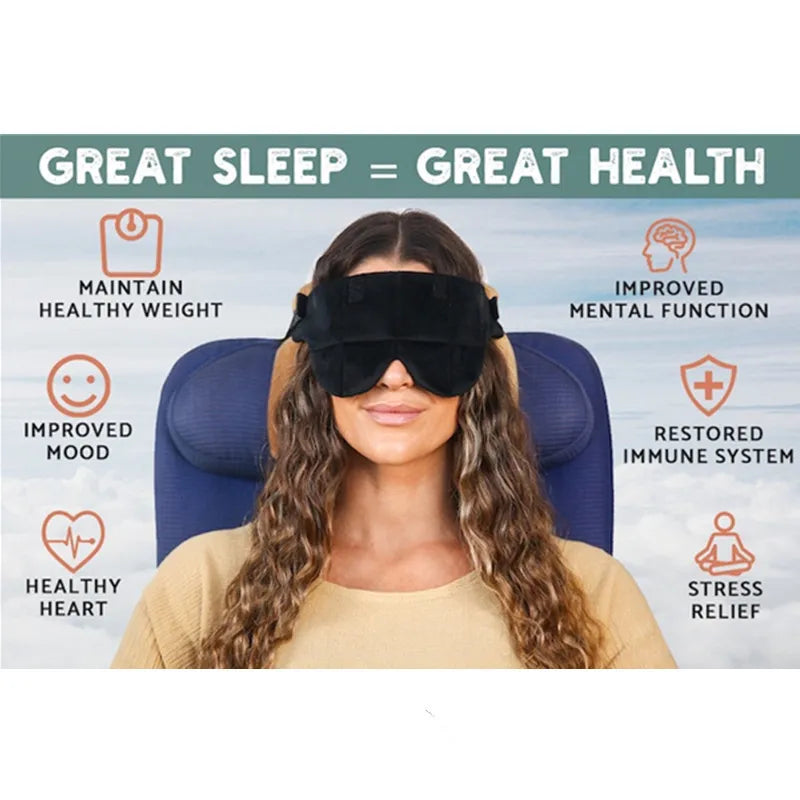 Travel Eyeshade Office Lunch Break Sleep WEM Support (www.WEM.support)