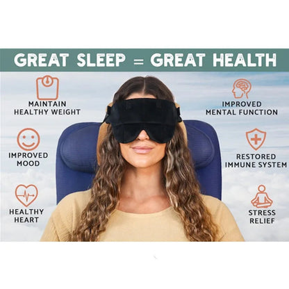 Travel Eyeshade Office Lunch Break Sleep WEM Support (www.WEM.support)