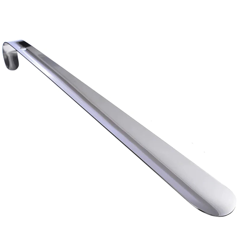 22in Extra Long Handle Shoe Horn Stainless Steel Metal Shoes Remover Shoehorn US WEM Support (www.WEM.support)
