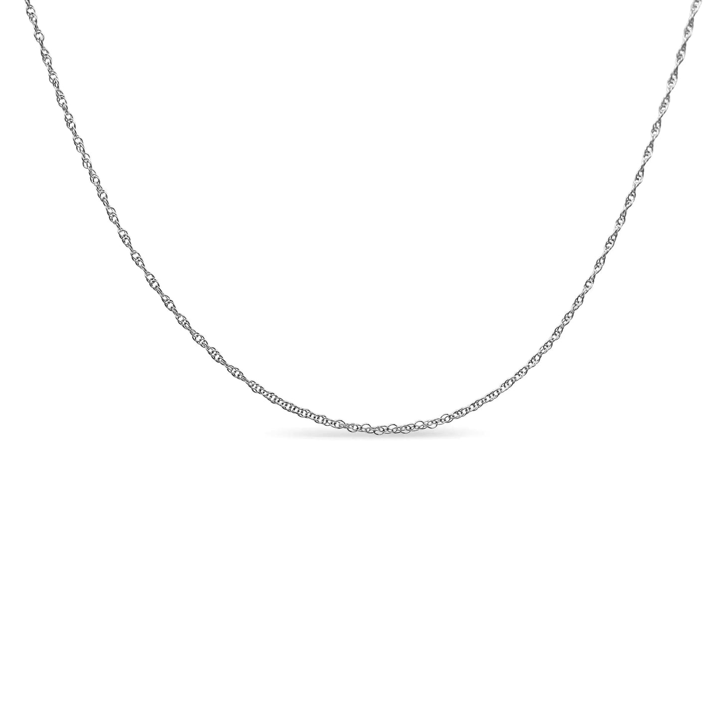 .925 Sterling Silver 1/10 Cttw Diamond Lock Pendant 18" Necklace (H-I Color, I1-I2 Clarity) WEM Support (www.WEM.support)