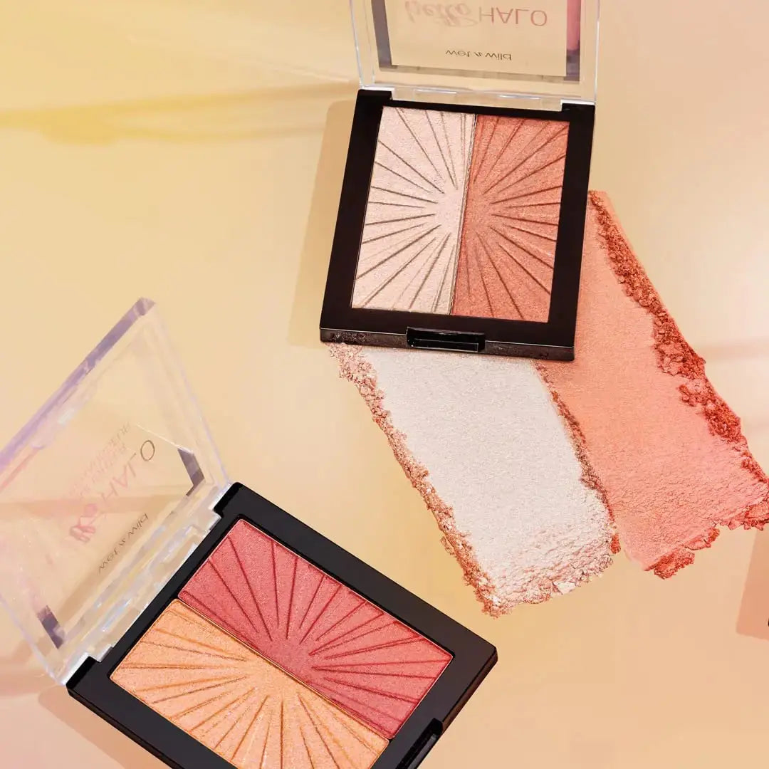 Wet n Wild MegaGlo Blushlighter, Blendable Blush & Highlighter Set, Shimmery Metallic Finish, Flash Me 3- Flash Me 0.35 Ounce (Pack of 1) My Store