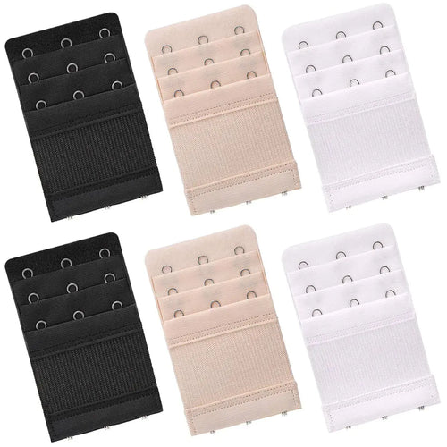 6 Pcs Women's Bra extenders 2 Hooks/3 Hooks Bra Extension 3 Hooks, Women Bra Extenders US My Store