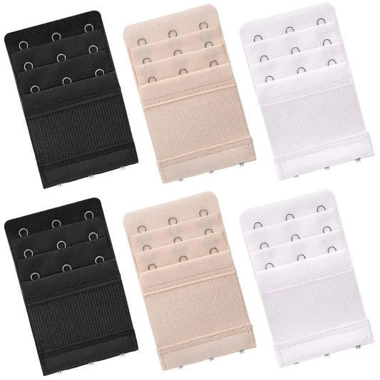 6 Pcs Women's Bra extenders 2 Hooks/3 Hooks Bra Extension 3 Hooks, Women Bra Extenders US My Store