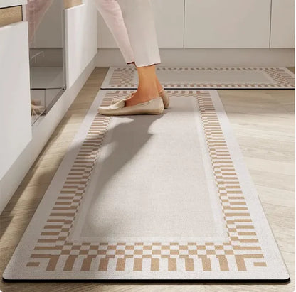 Tapete de Cozinha Absorvente Antiderrapante