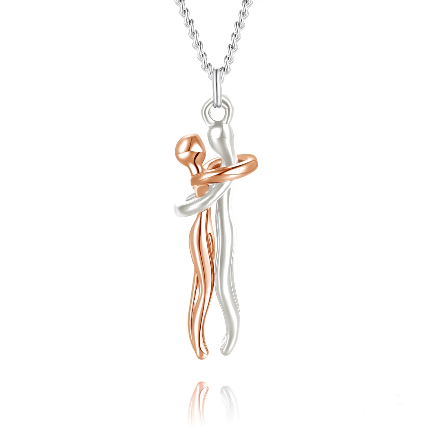 Affectionate Hug Pendant Necklace