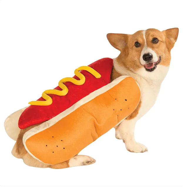 Disfraz de Perro Caliente de Halloween para Mascotas