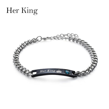 Trendy Lovely Couple Bracelets WEM Support (www.WEM.support)