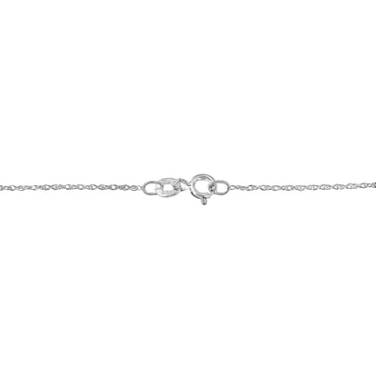 .925 Sterling Silver 1.00 Cttw Baguette Diamond Composite Open Heart 18" Inch Pendant Necklace (I-J Color, I1-I2 Clarity) WEM Support (www.WEM.support)