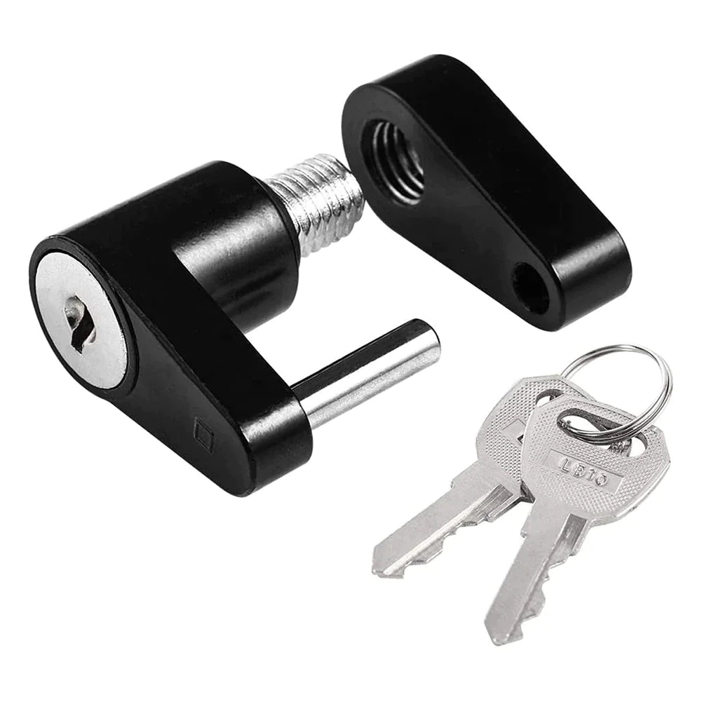 Trailer Hitch Coupler Lock Dia 1/4" Span 3/4" For Tow Boat RV Truck Car + 2 Keys WEM Support (www.WEM.support)