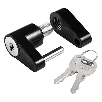 Trailer Hitch Coupler Lock Dia 1/4" Span 3/4" For Tow Boat RV Truck Car + 2 Keys WEM Support (www.WEM.support)