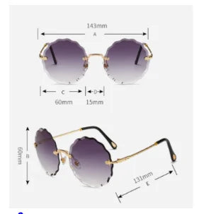 Vintage Round Sunglasses WEM Support (www.WEM.support)