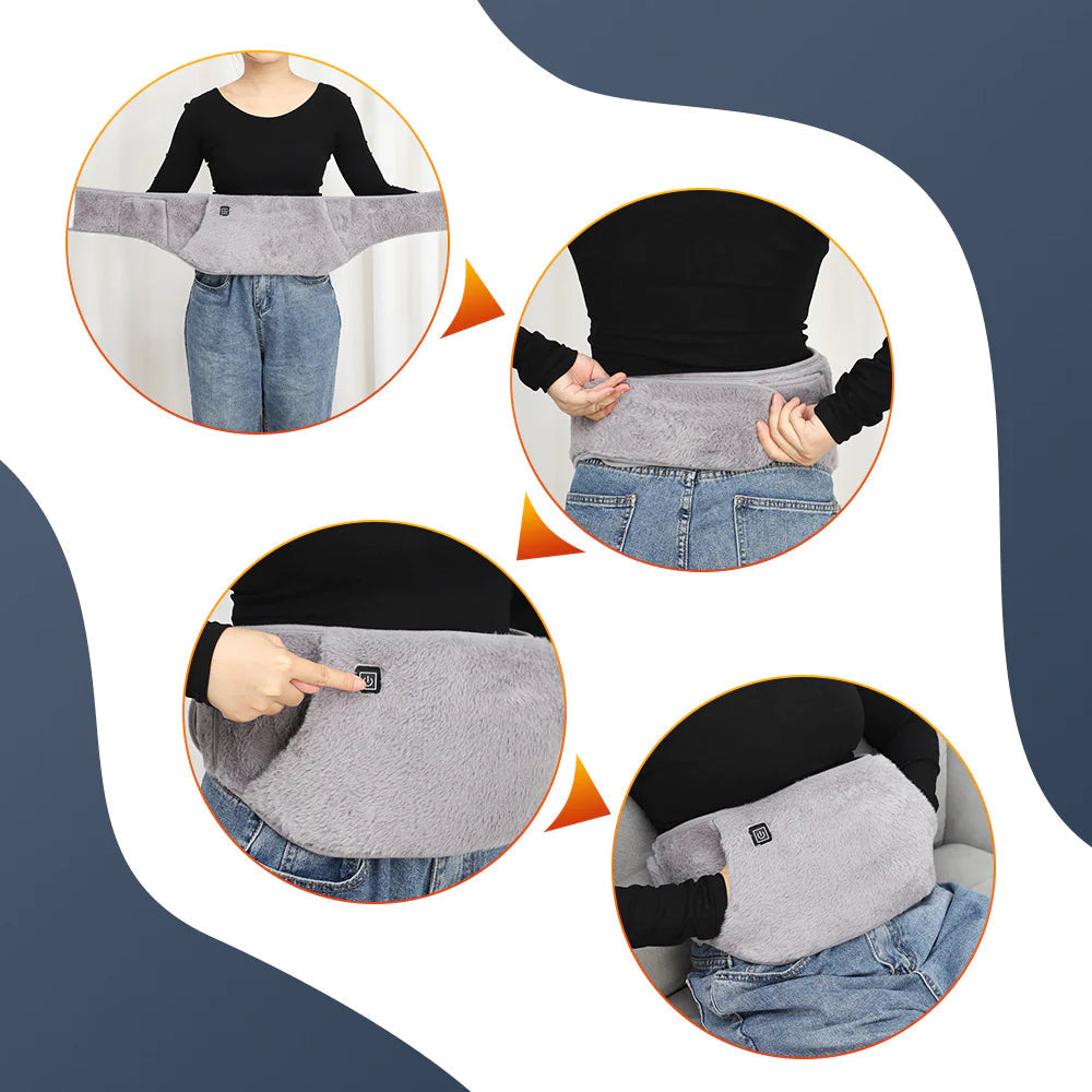 2in1 Electric Menstrual Heating Belt and Hand Warmer WEM Support (www.WEM.support)
