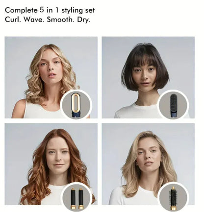 5-in-1 Multi Hair Styler & Curling Iron WEM Support (www.WEM.support)